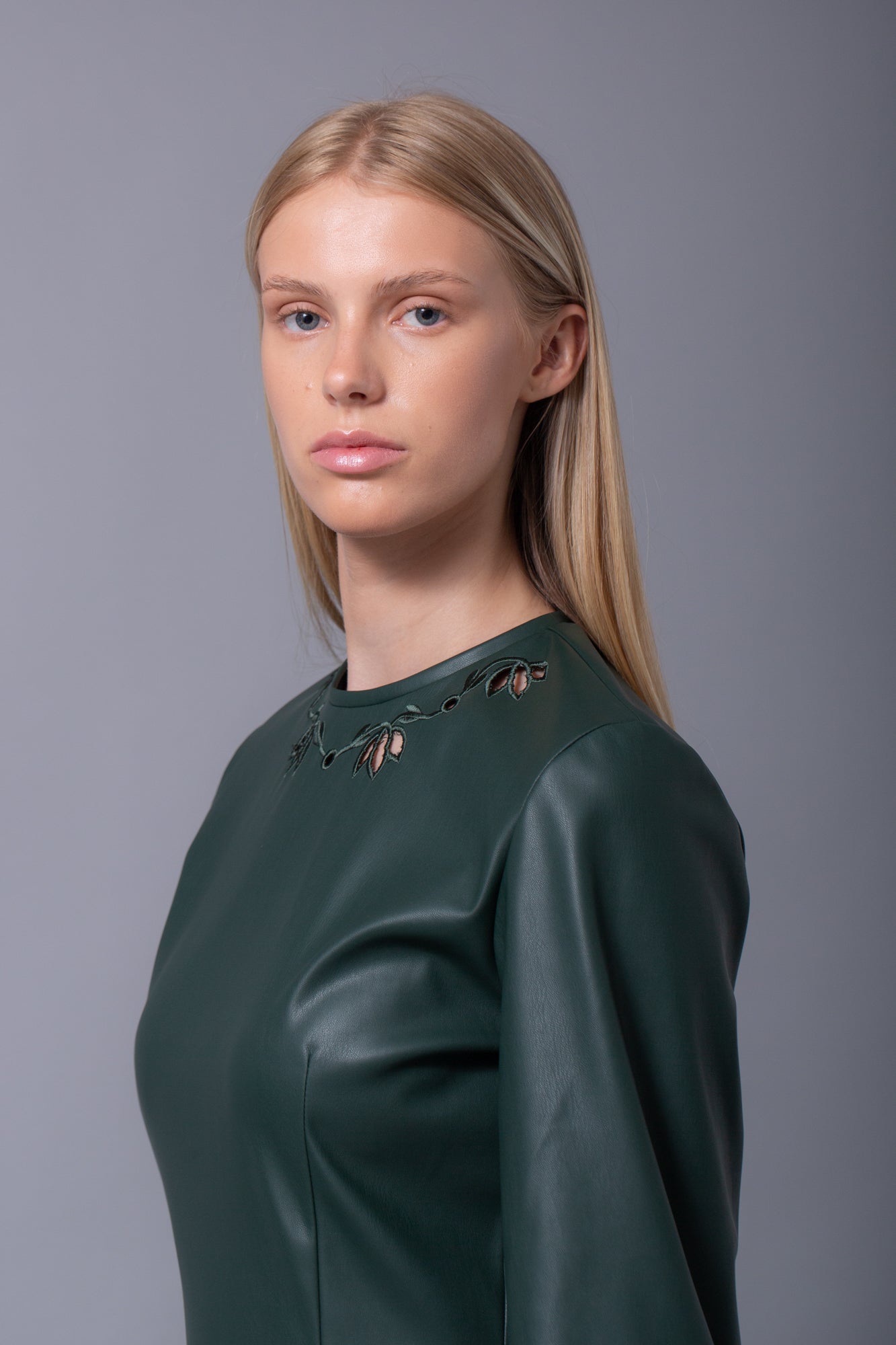 Klotho Cleio Green Dress