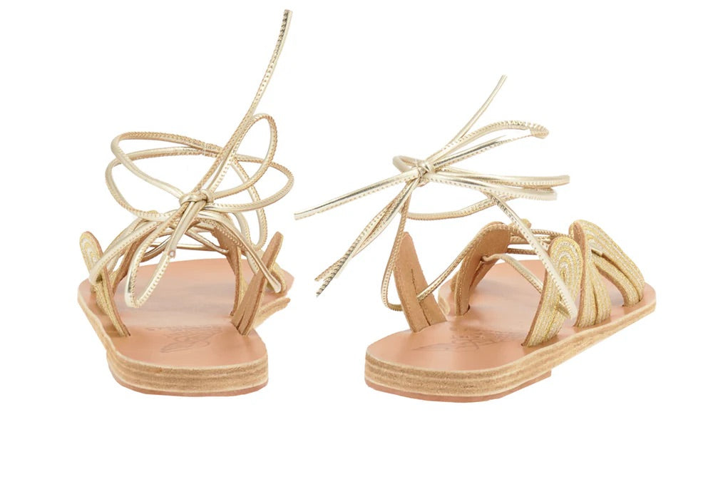 Ancient Greek Sandals Aristide Embroidery