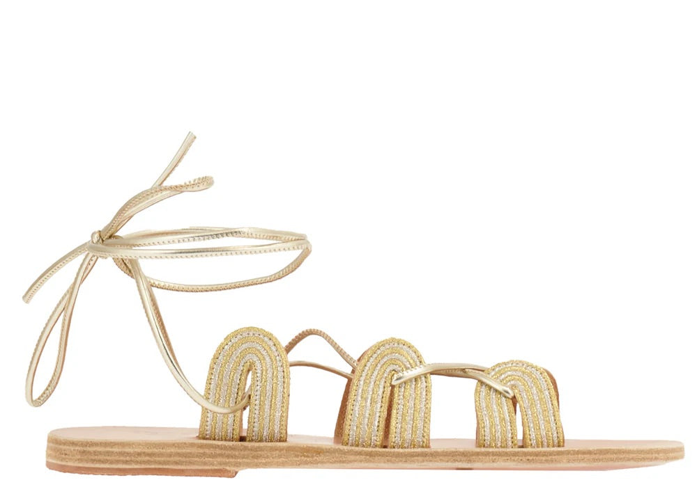 Ancient Greek Sandals Aristide Embroidery