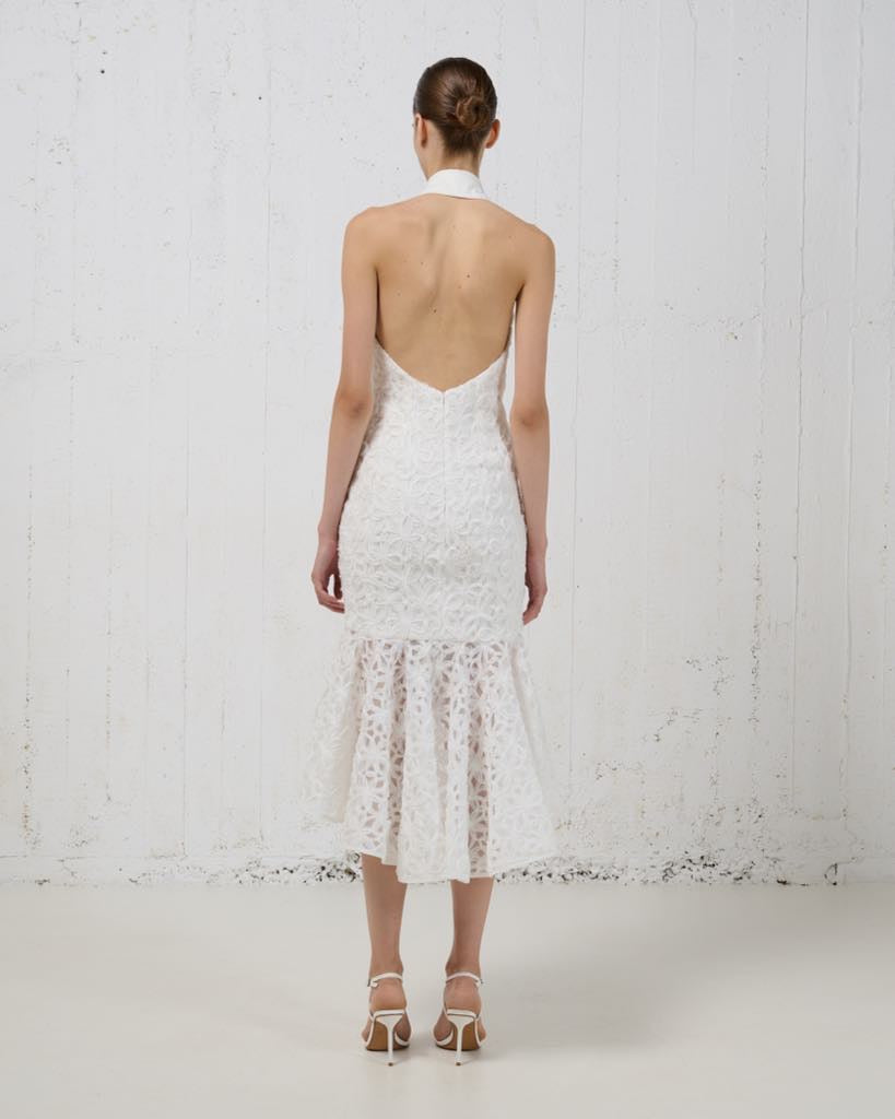 Stelios Koudounaris Garden Ruffled Dress