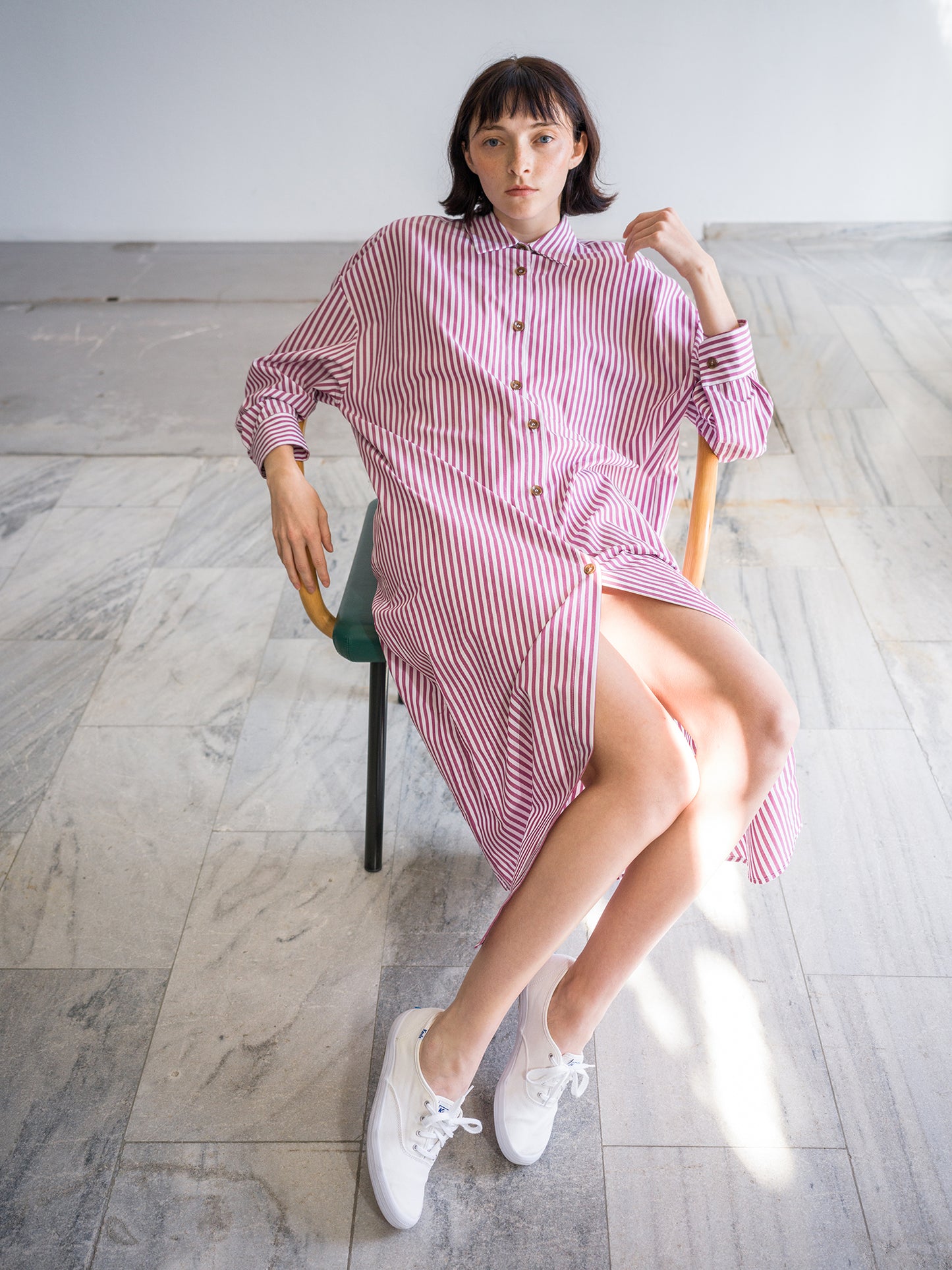 Key Barefoot Shirtdress