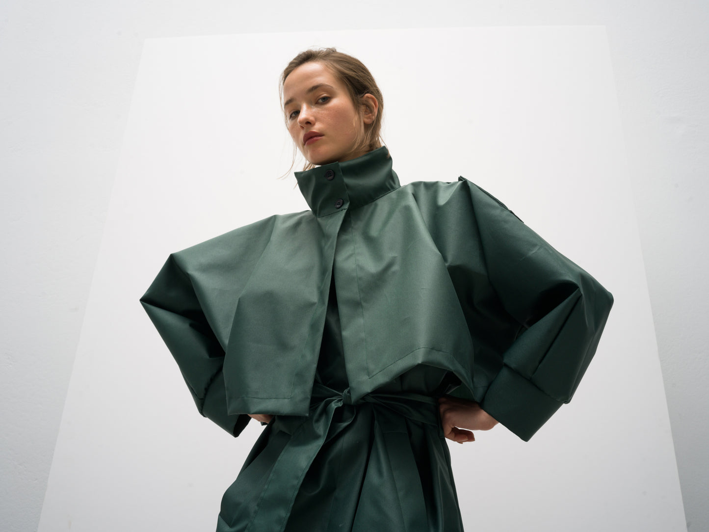 Key Glass Gabardine Green