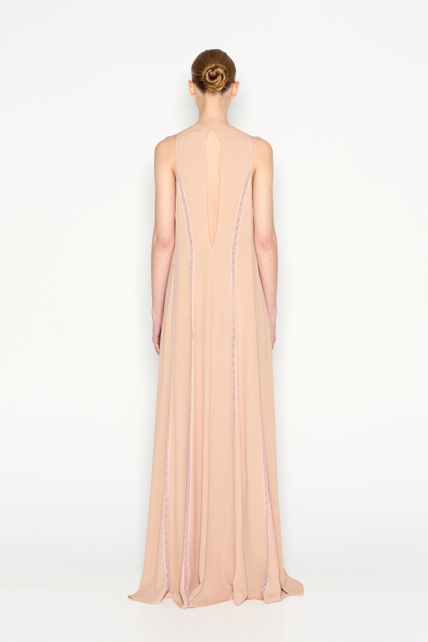 Nadia Rapti Air Long Dress Nude