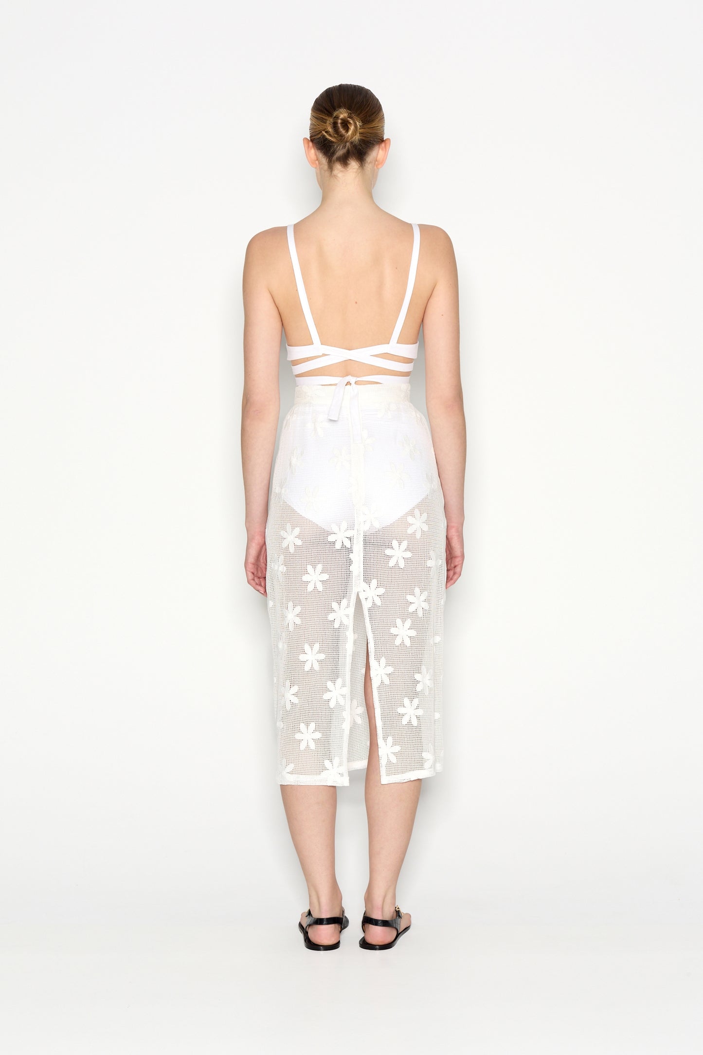 Nadia Rapti Margarita Skirt White