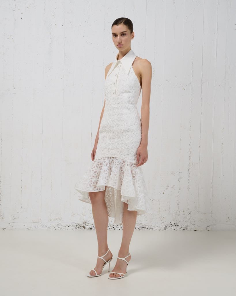 Stelios Koudounaris Garden Ruffled Dress