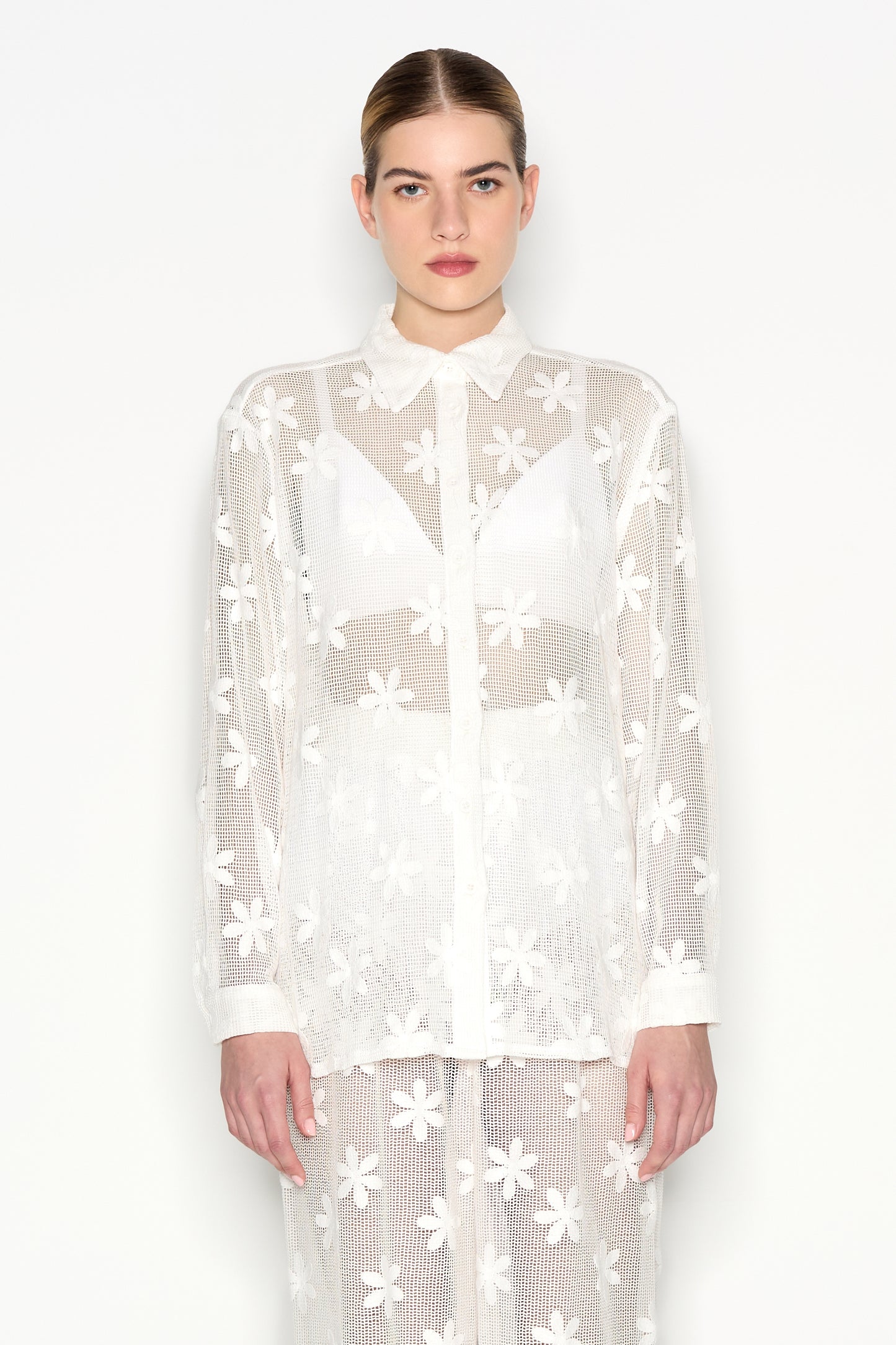 Nadia Rapti Margarita Shirt White