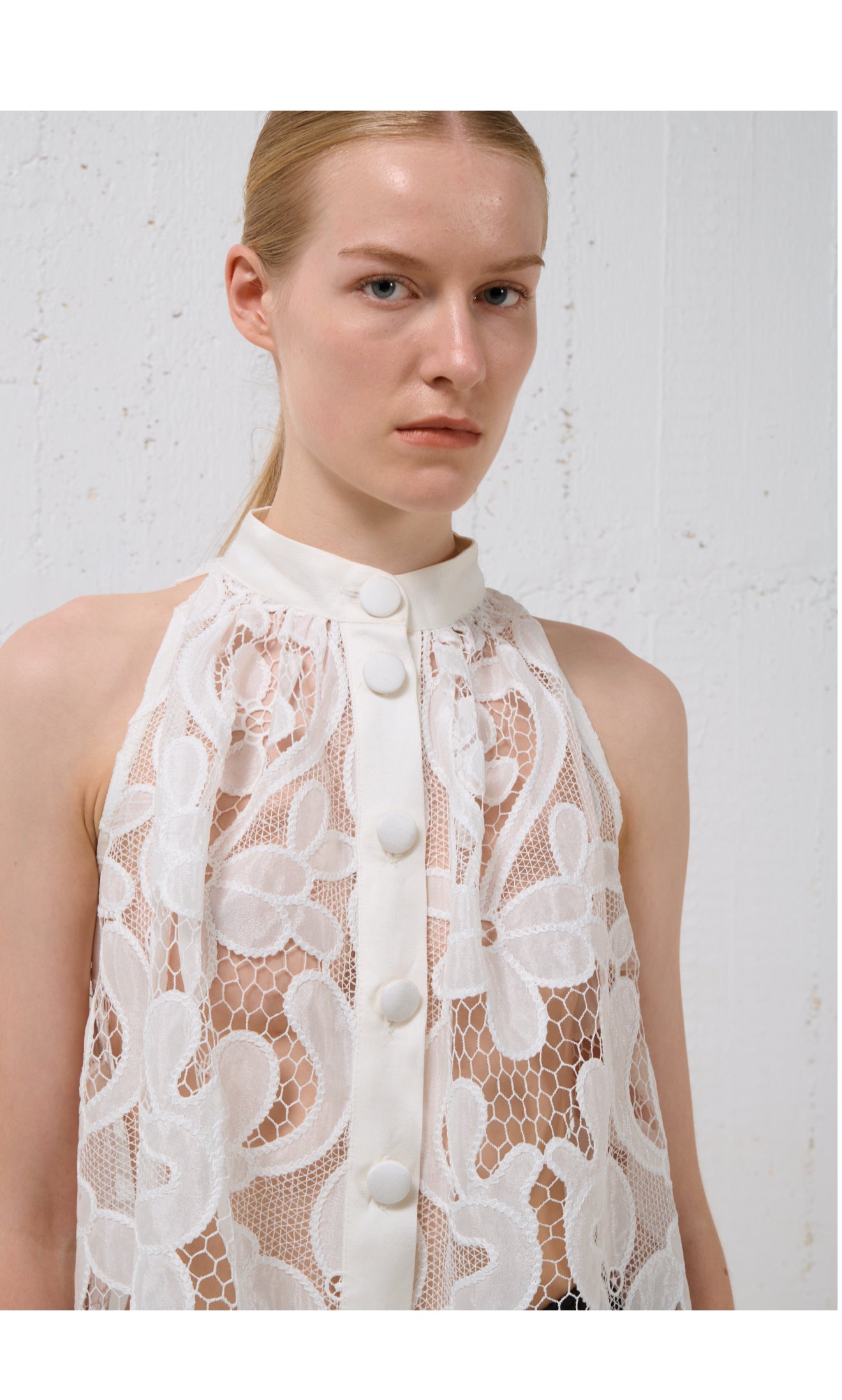 Stelios Koudounaris Lace Top