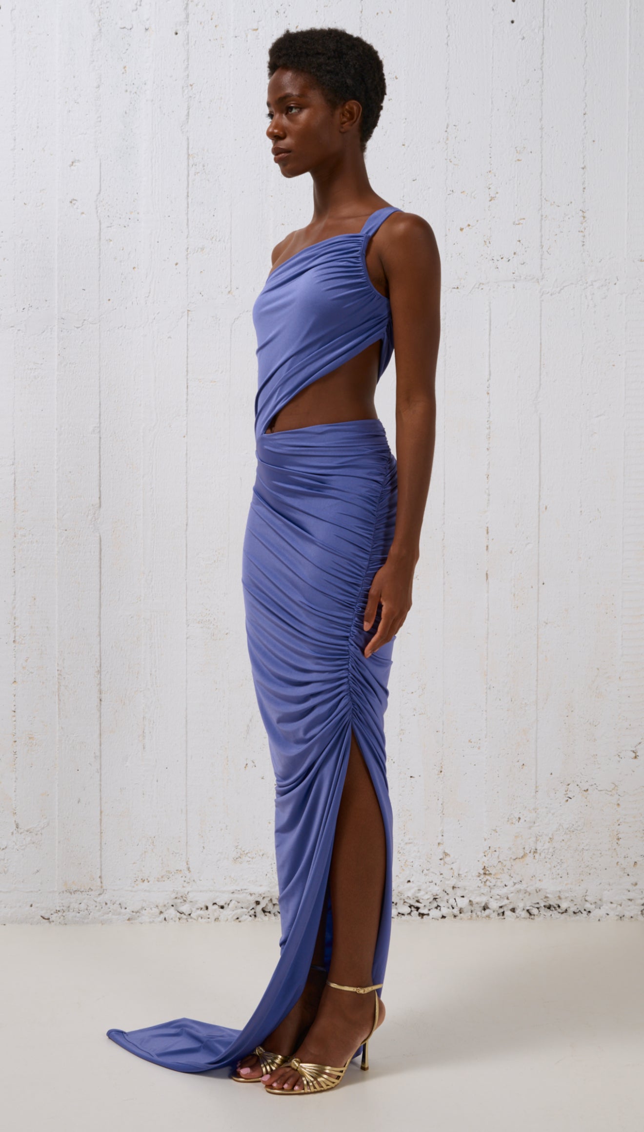 Stelios Koudounaris Cut Out Asymmetric Dress