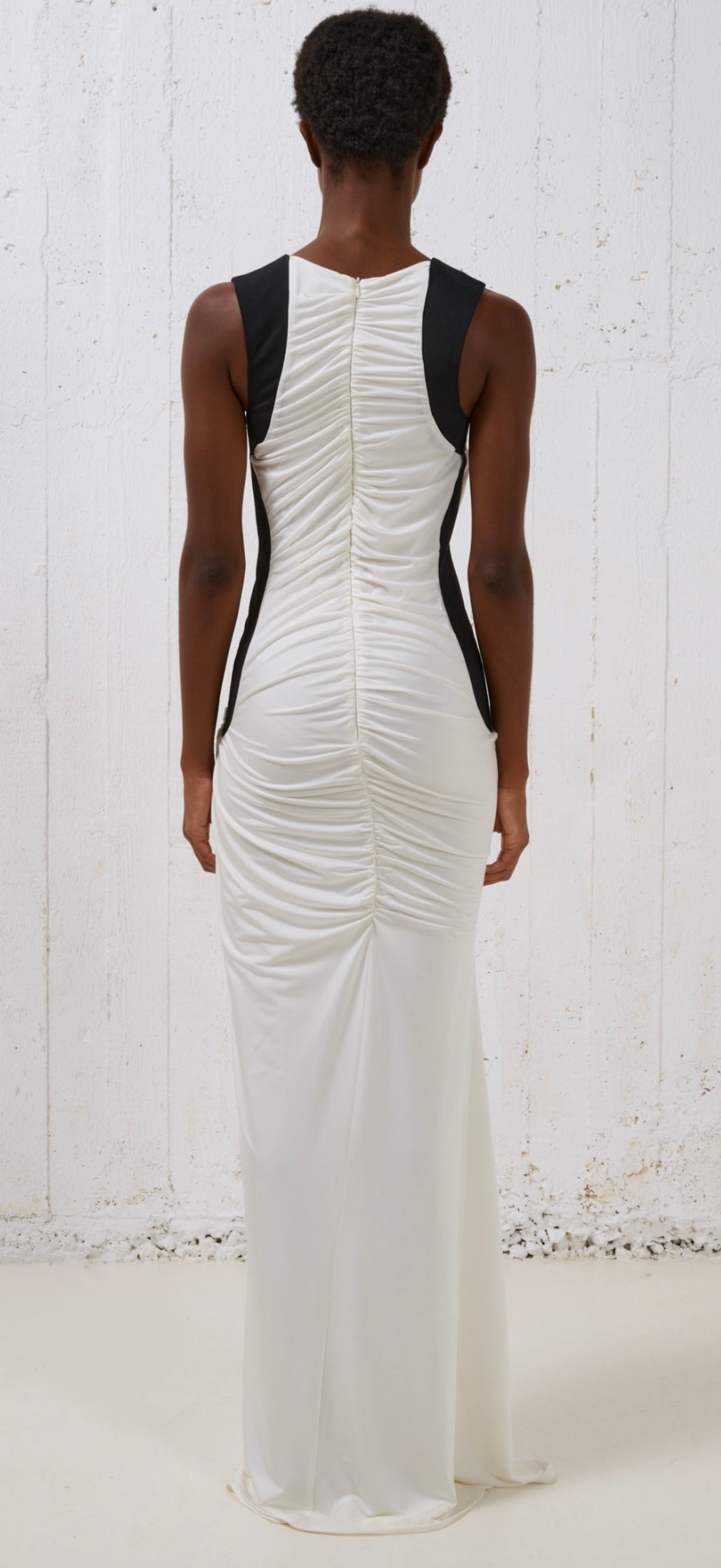 Stelios Koudounaris Bodycon Draped Long Dress