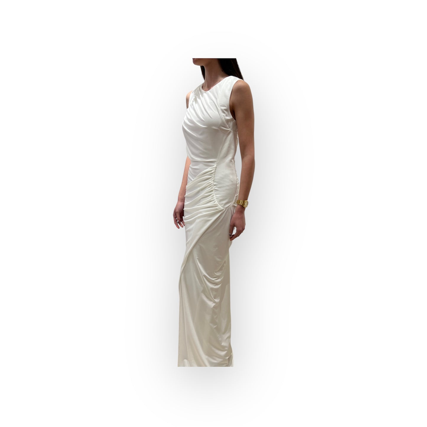 Stelios Koudounaris Bodycon Draped Long Dress