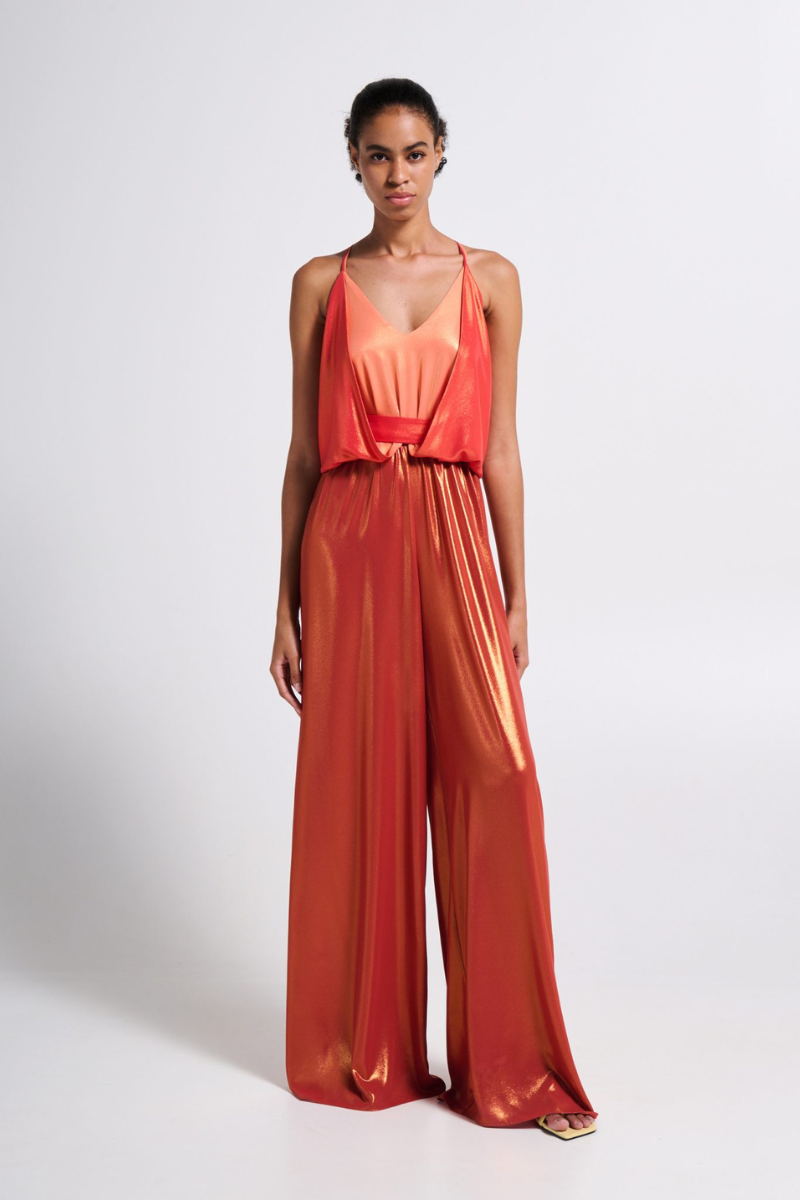 Stelios Koudounaris Layered Bustier Jumpsuit