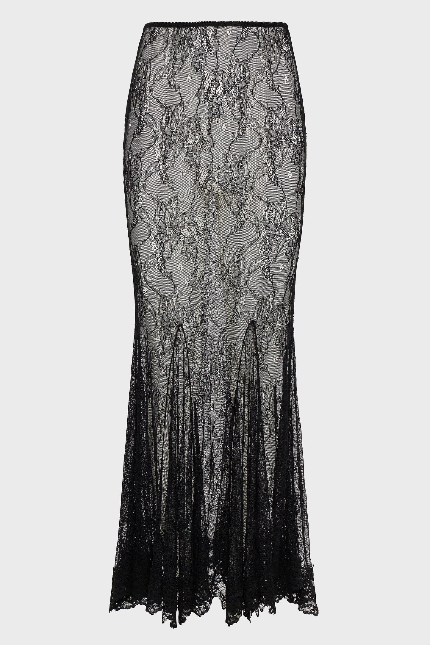 Nadia Rapti Veil Maxi Skirt Black