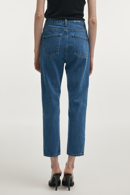 Nadia Rapti Indigo Denim Trousers