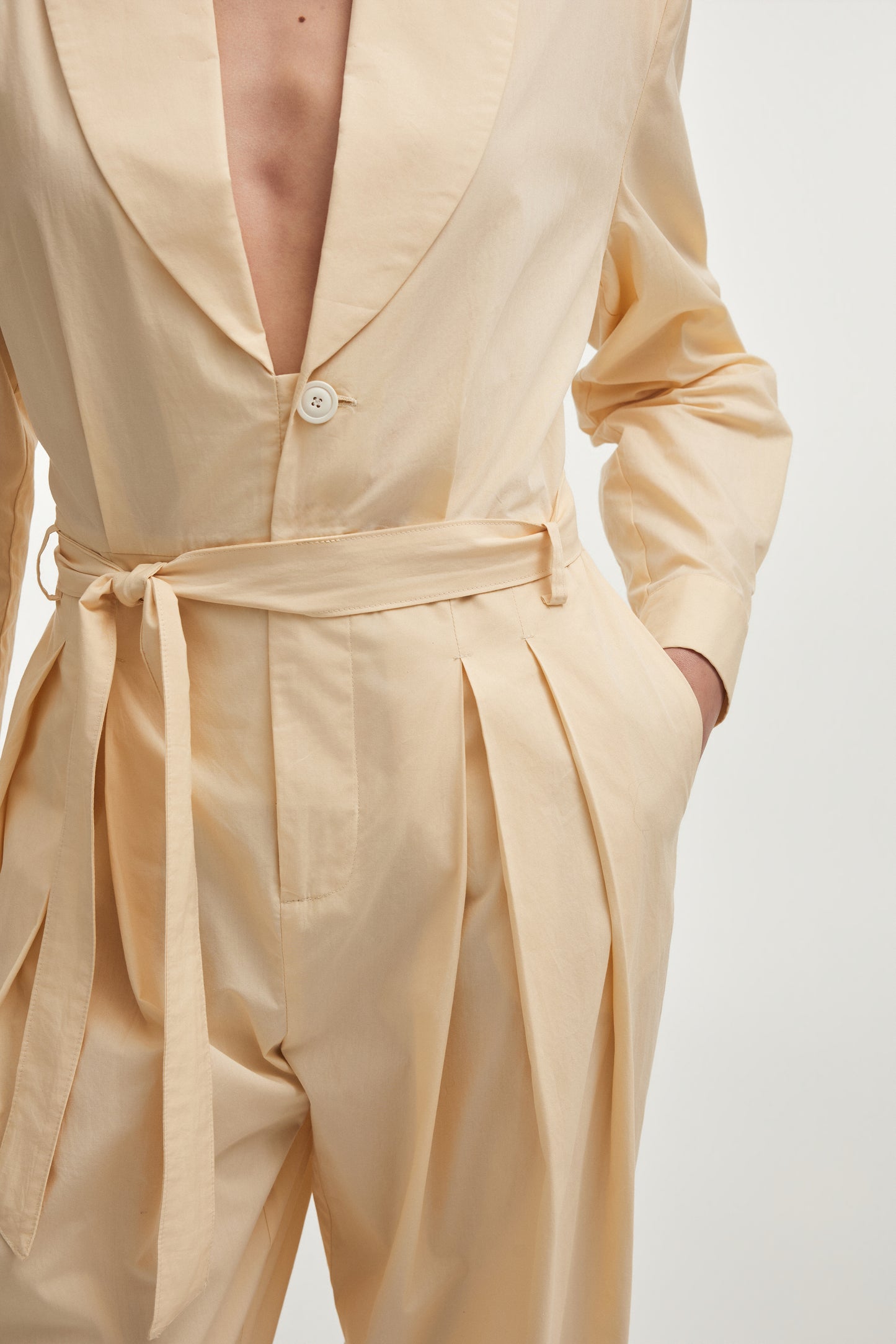 Nadia Rapti Pure Jumpsuit Butter Yellow