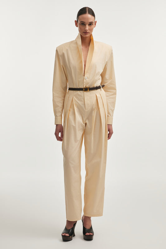 Nadia Rapti Rocky Leather Belt Coffee Brown