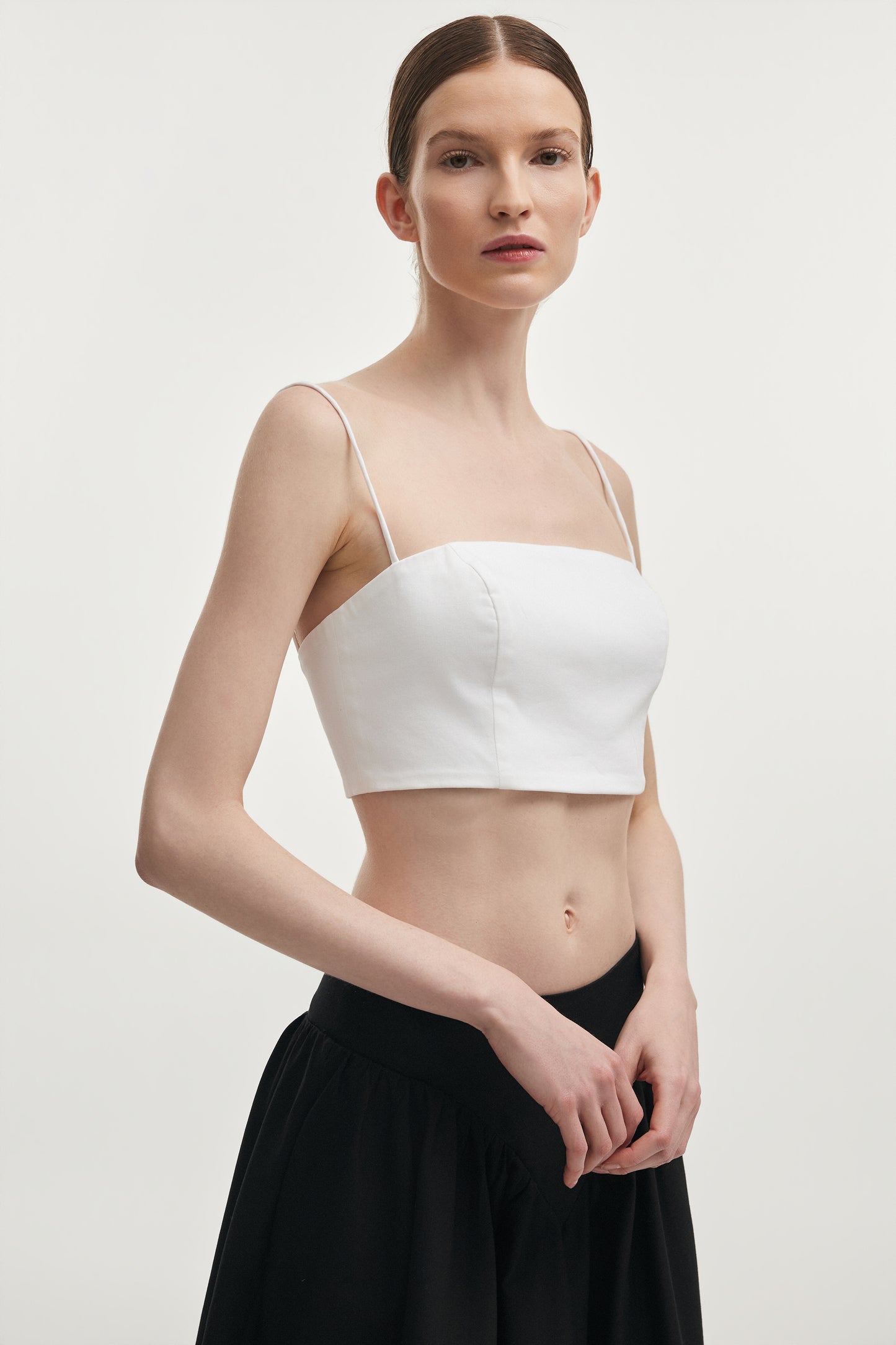 Nadia Rapti Leticia Cape Top White