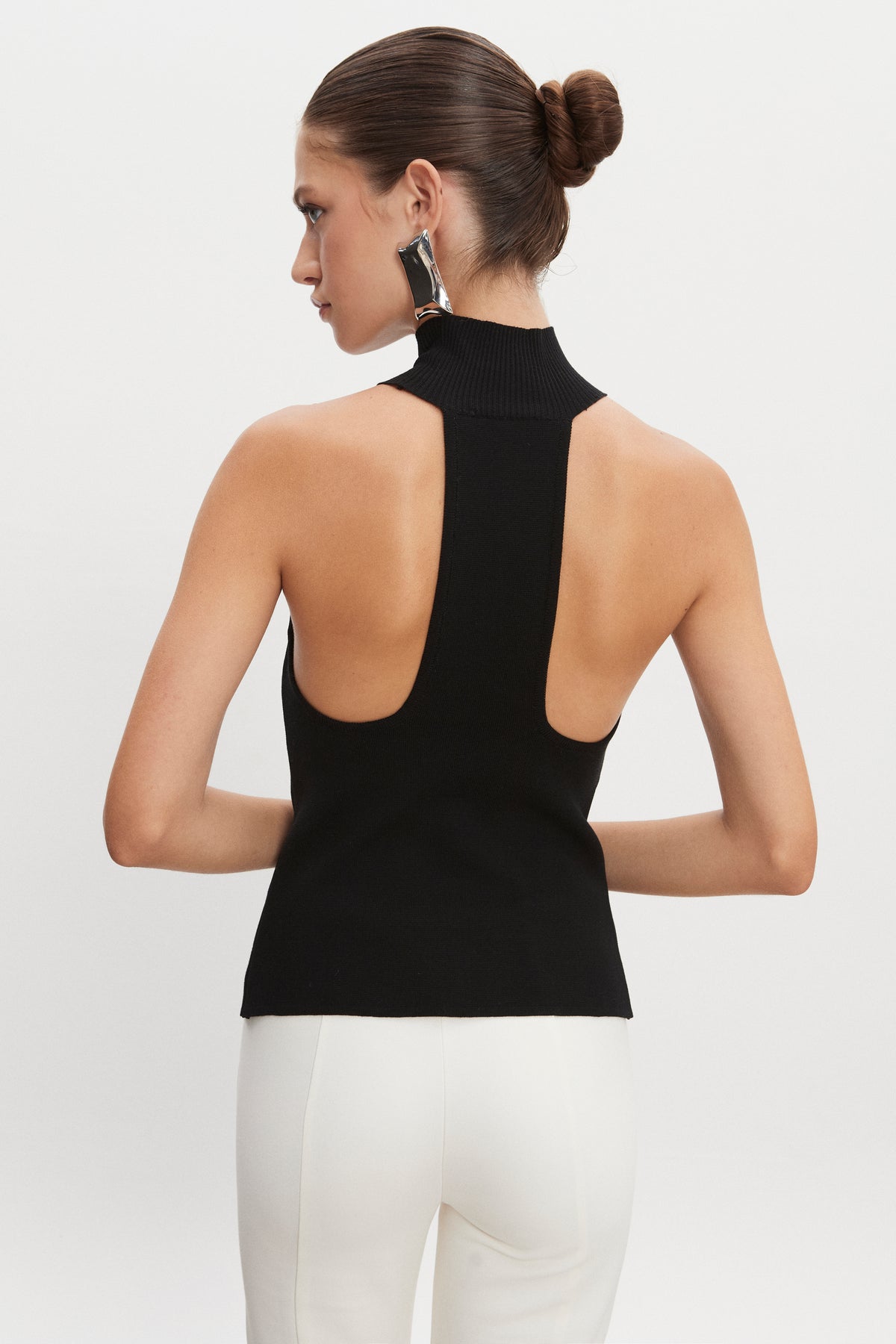 Nadia Rapti Heaven Knitted Top Black