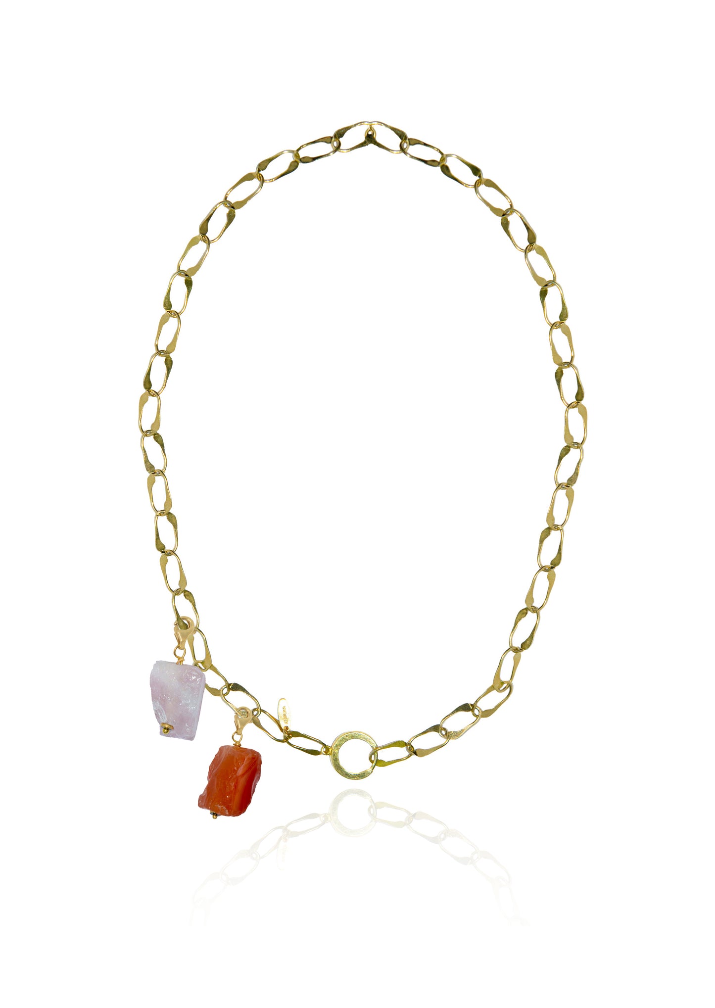 Hermina Selini Crystal Haze Necklace Gold Plated