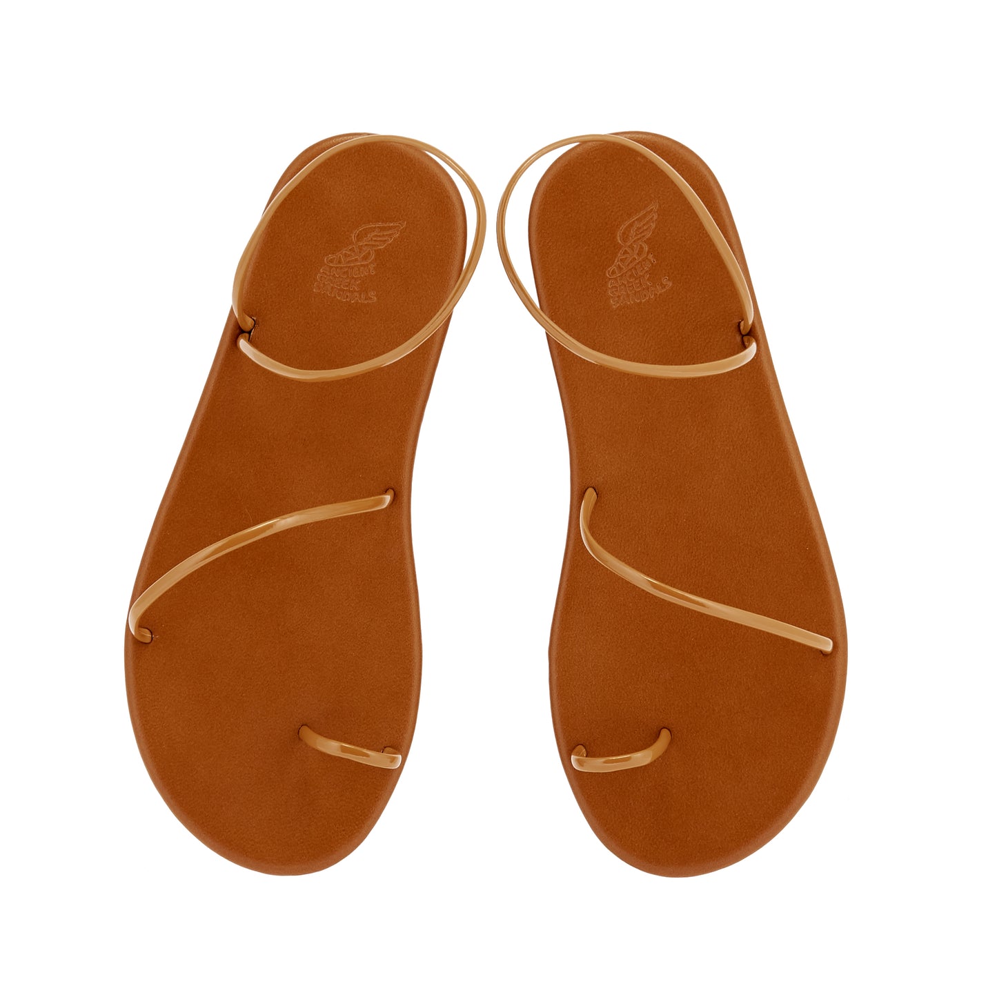 Ancient Greek Sandals Kansiz Caramel