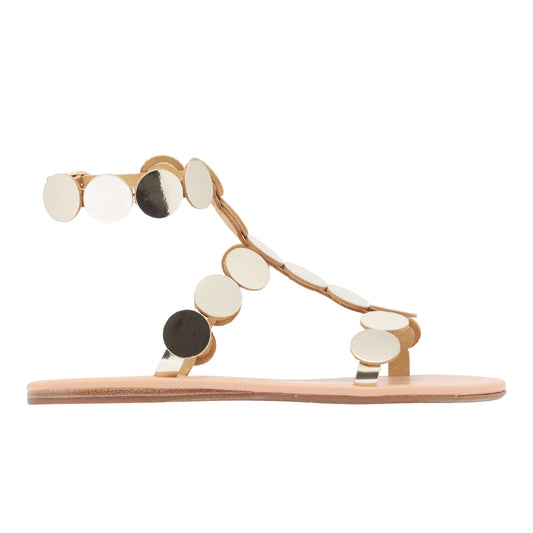 Ancient Greek Sandals Triton Gold