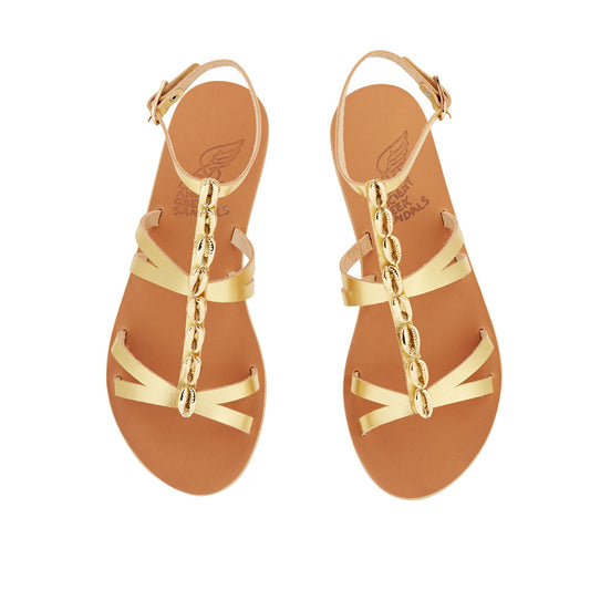 Ancient Greek Sandals Doris Gold