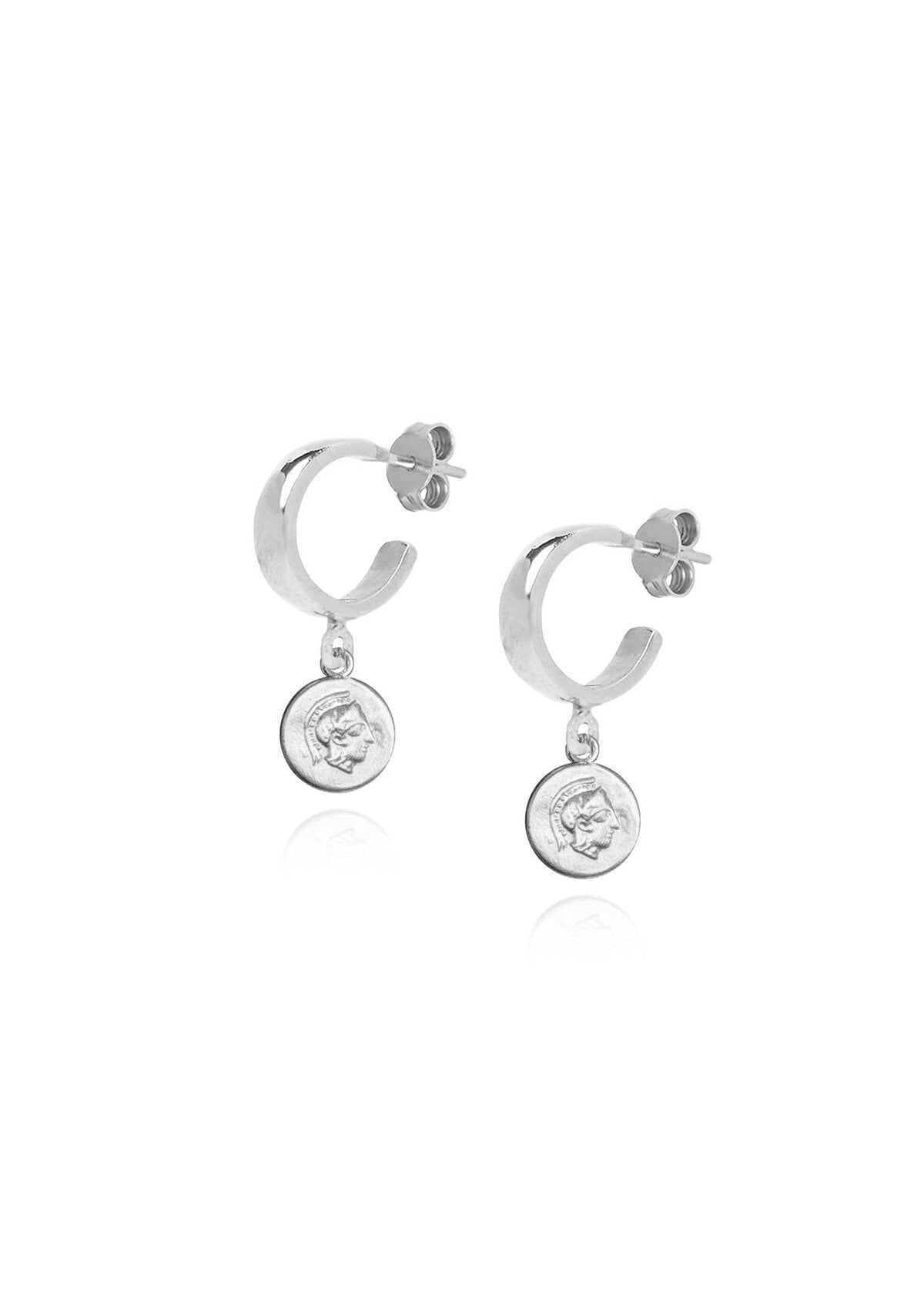 Hermina Athena Mini Hoops Sterling Silver