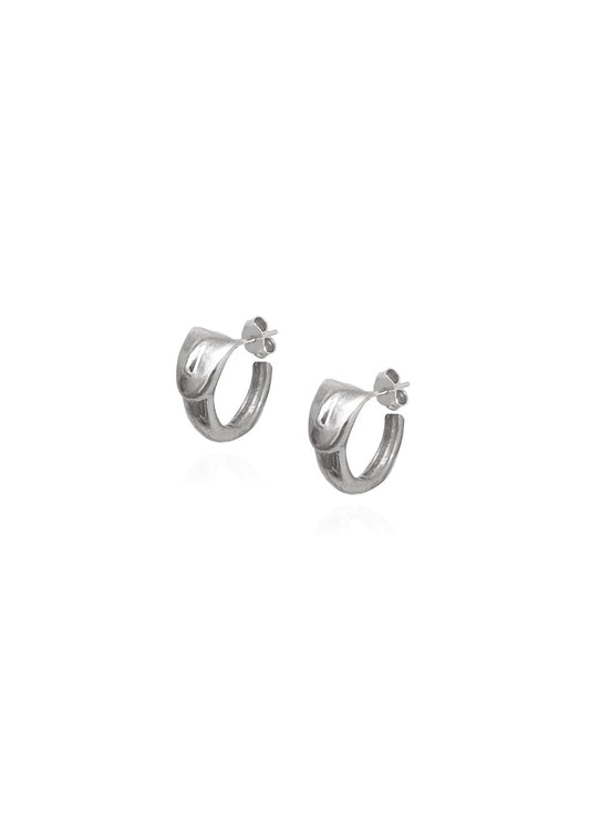 Hermina Inoe Mini Hoops Sterling Silver
