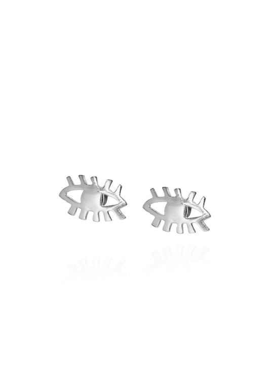 Hermina Vrahion Large Studs Sterling Silver