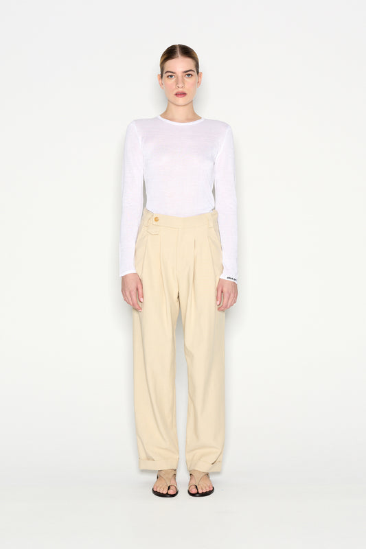 Nadia Rapti Desert Trousers Beige