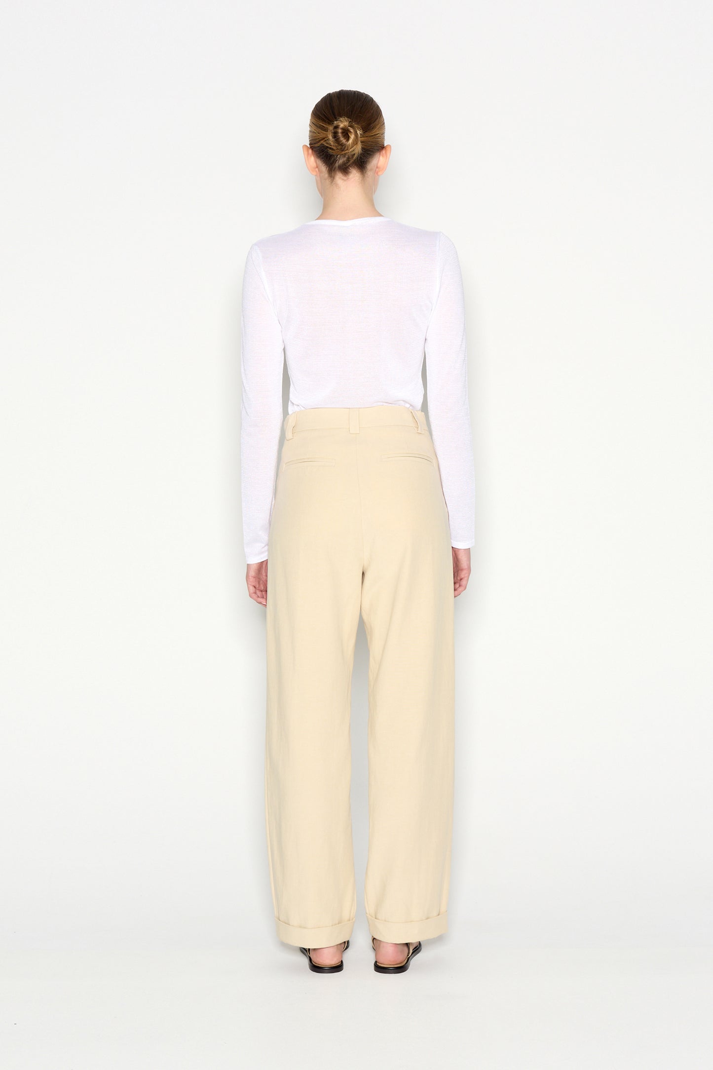 Nadia Rapti Desert Trousers Beige