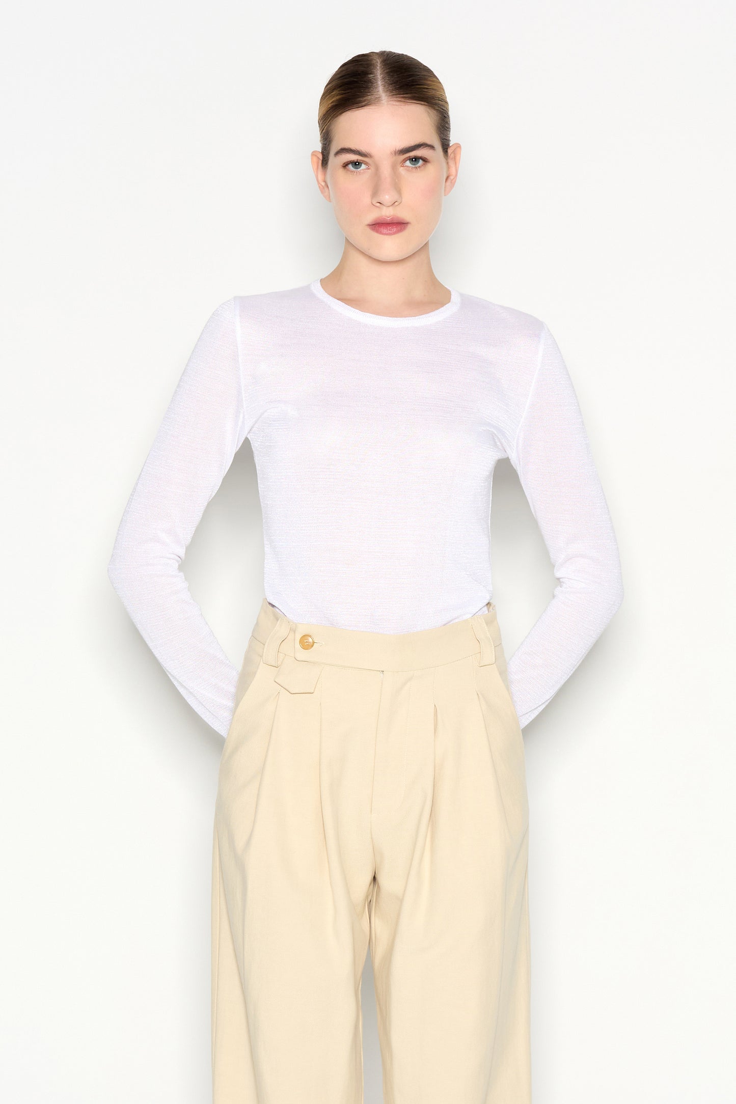 Nadia Rapti Desert Trousers Beige