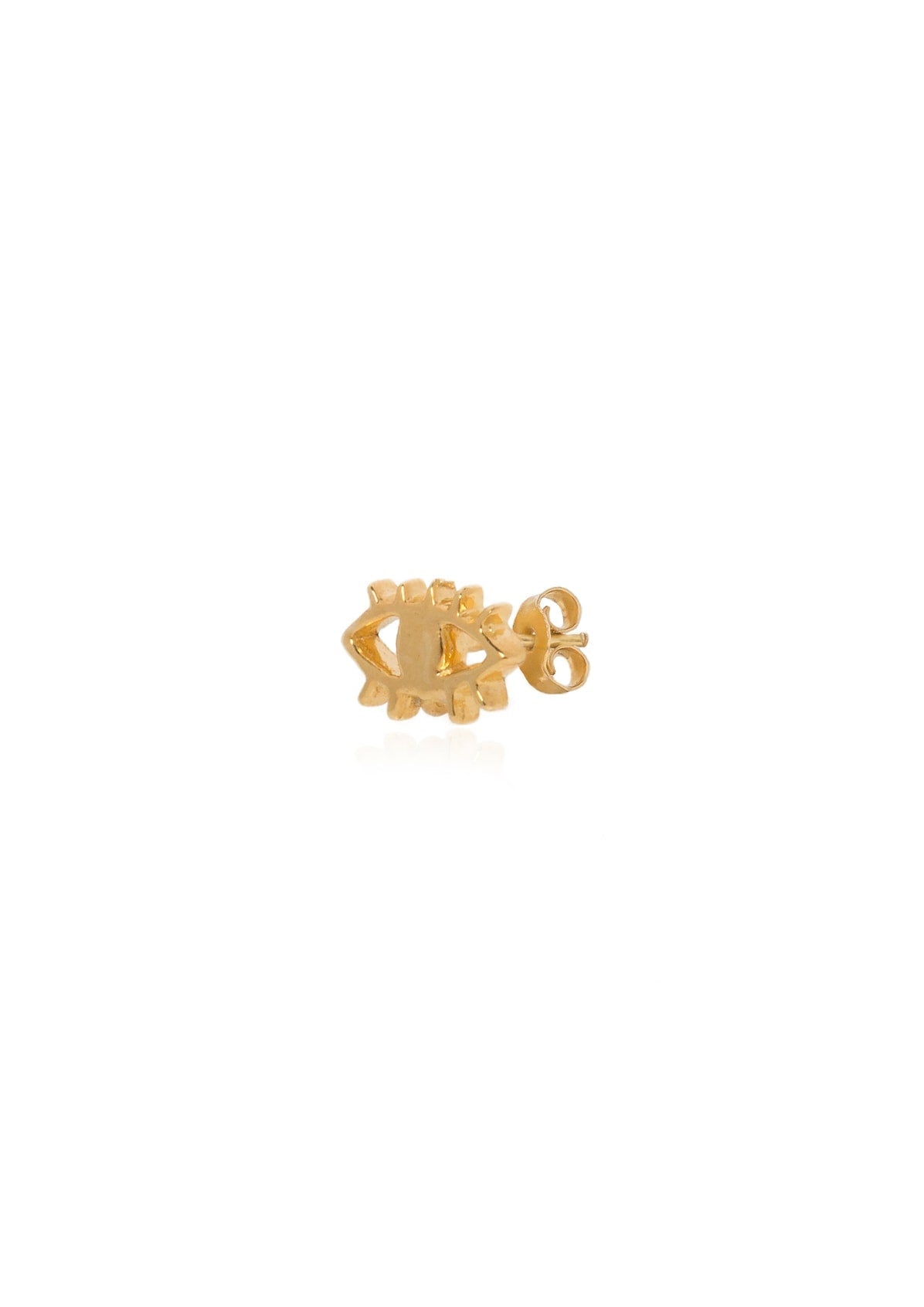 Hermina Tiny Eye Studs Gold Vermeil