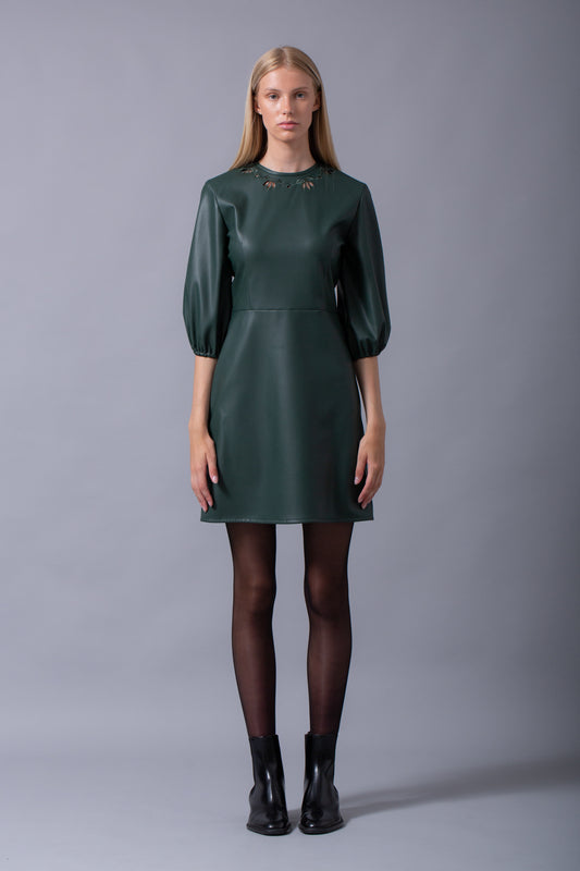 Klotho Cleio Green Dress