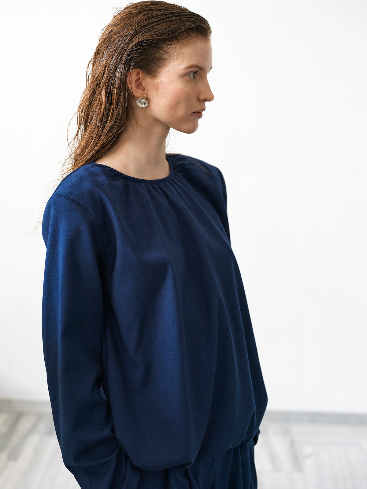Key Pepple Blouse Royal Azure