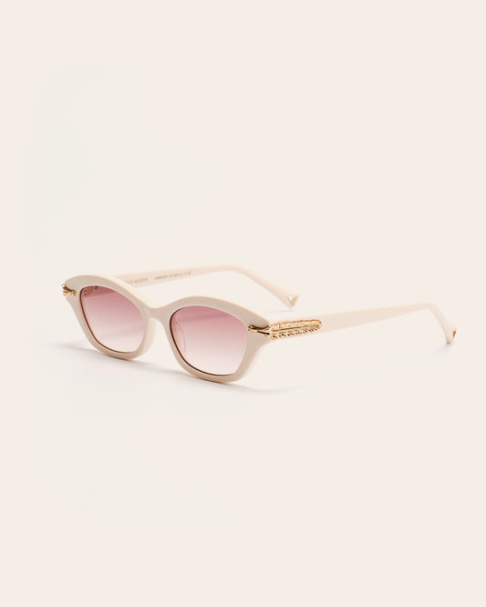 Zeus +Dione Paros Sunglasses Cream (non returnable item)