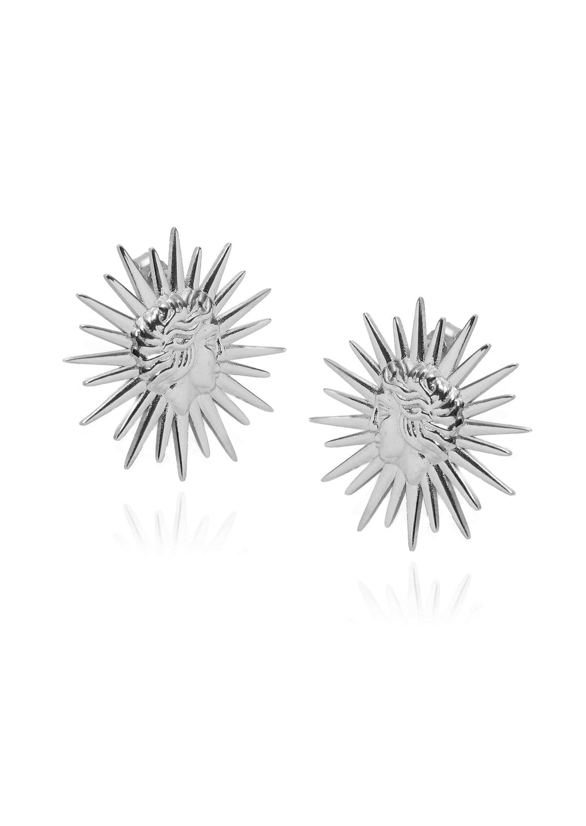 Hermina Golden Sun Earrings Sterling