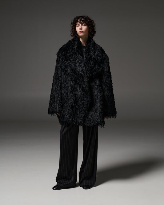 Stelios Koudounaris Eco Fur Jacket