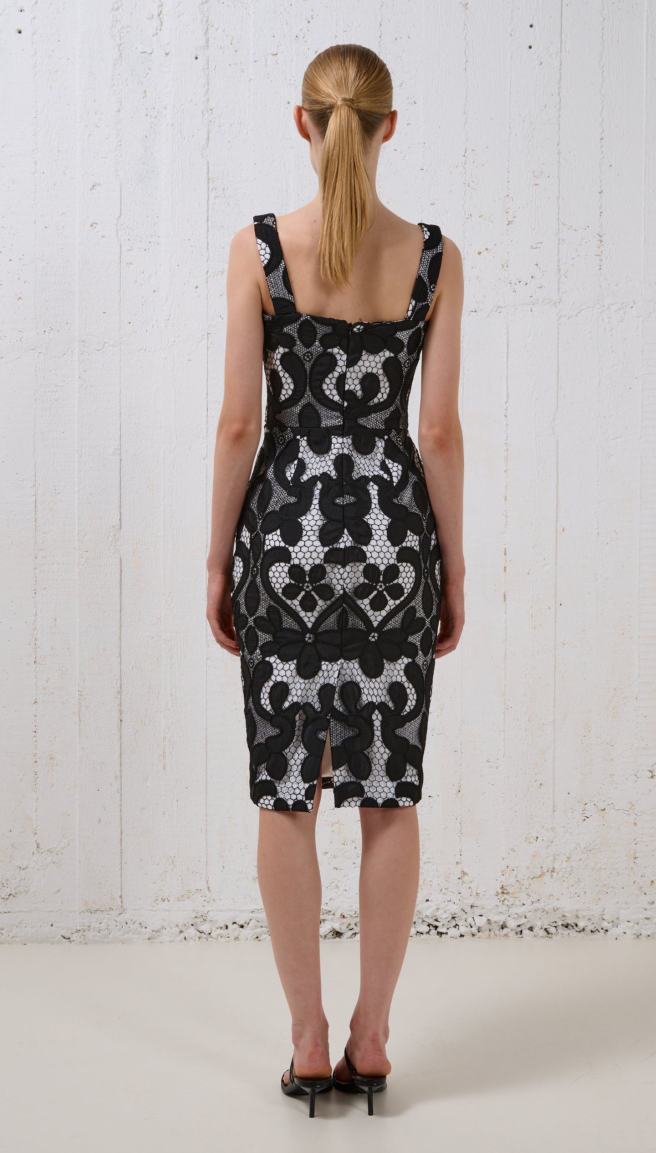 Stelios Koudounaris Lace Bodycon Dress