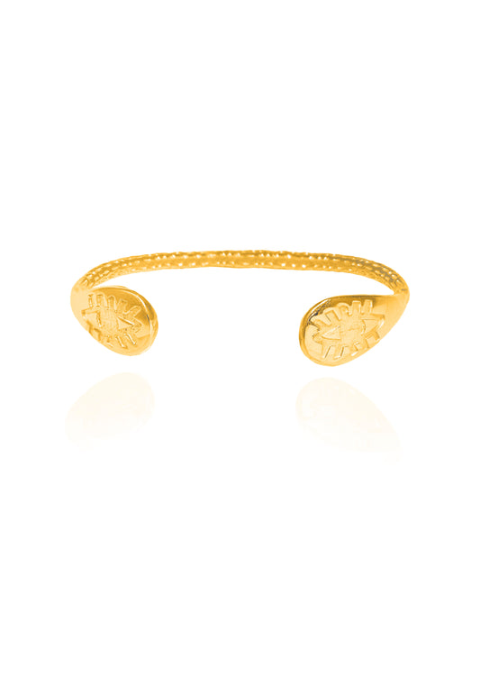 Hermina Delian Large Cuff Gold Plated