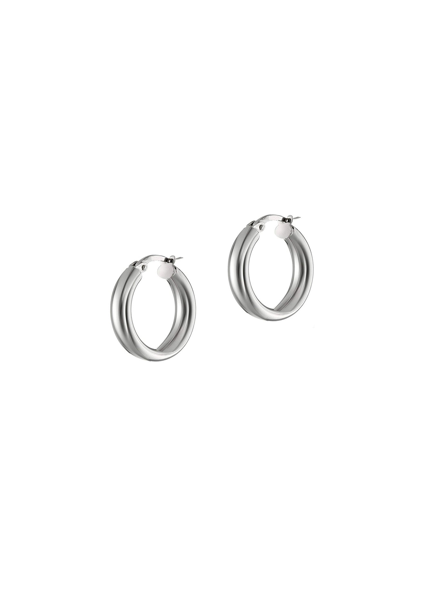 Hermina Adella Hoops Silver