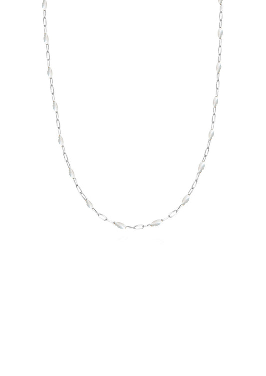 Pearly White Enamel Chain