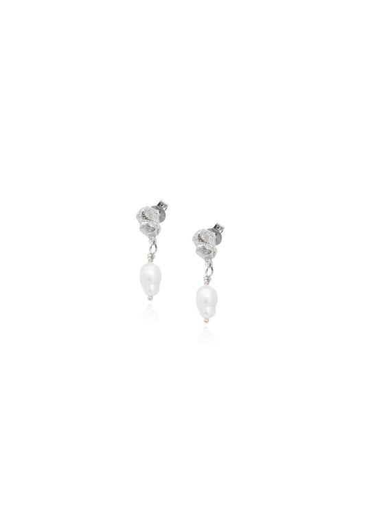 Nugget Pearl Earrings