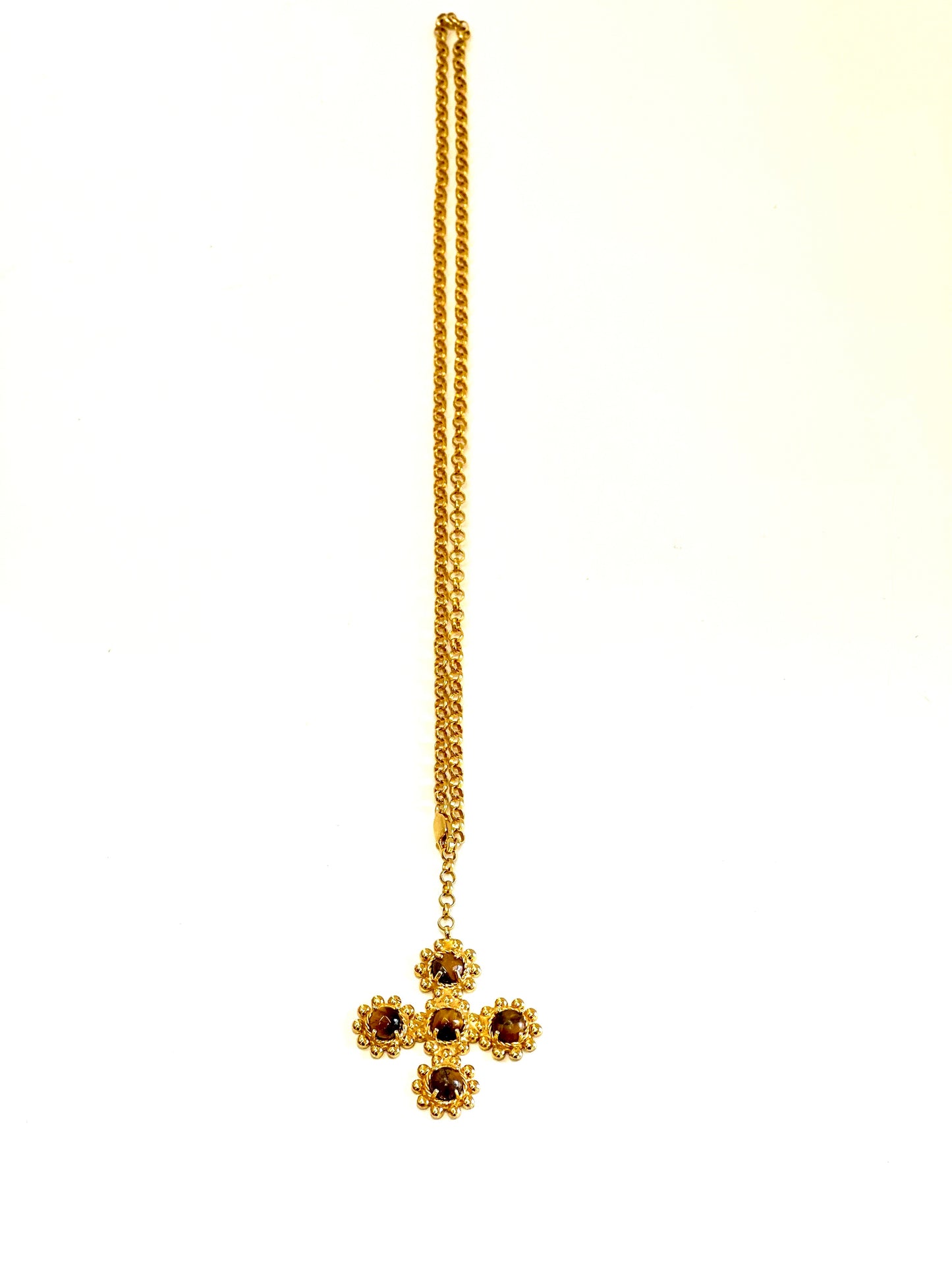 Delina Hagne Eye Tiger Necklace