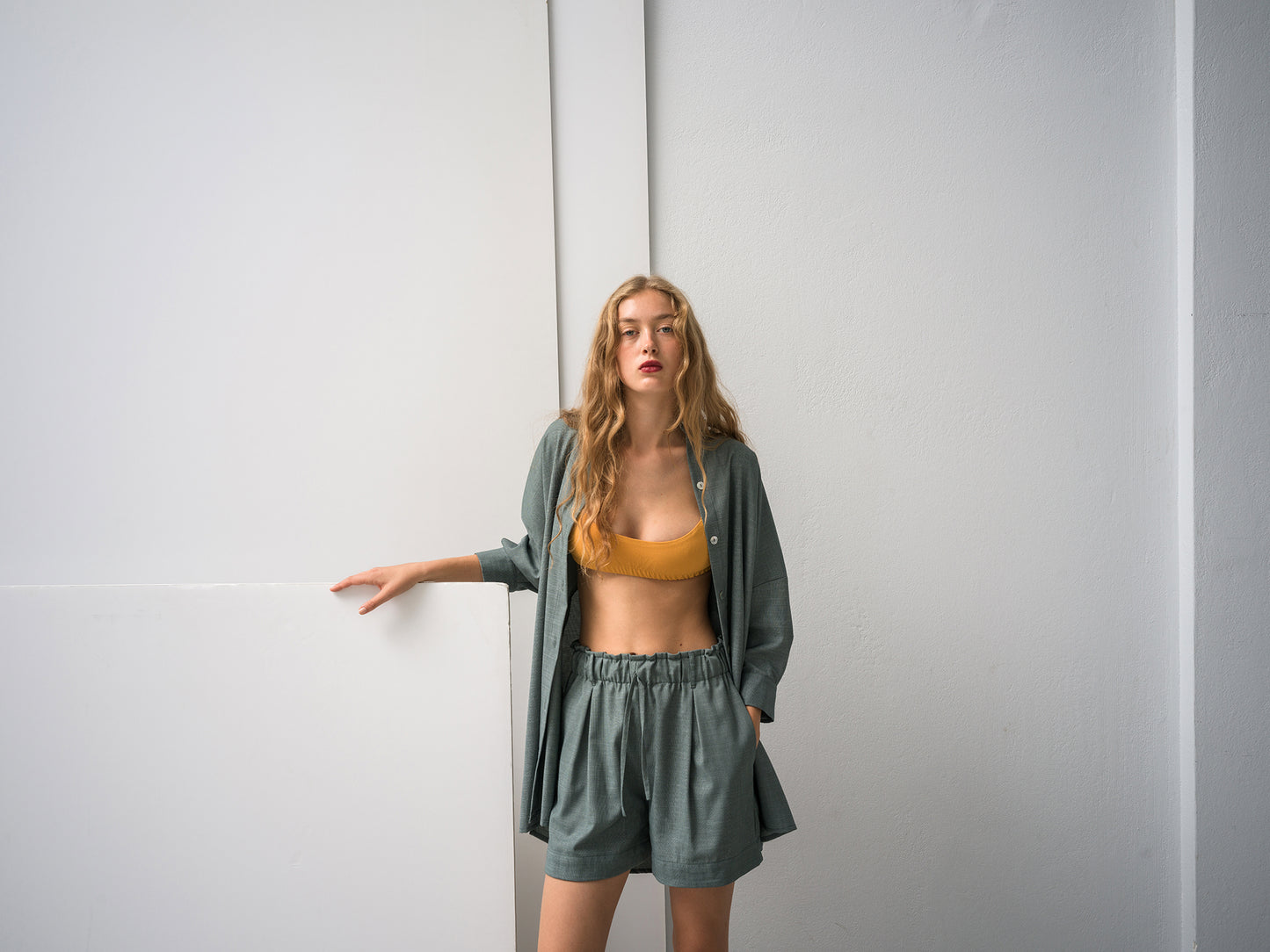 Key Mother Of Pearl Shirt Sea-stone