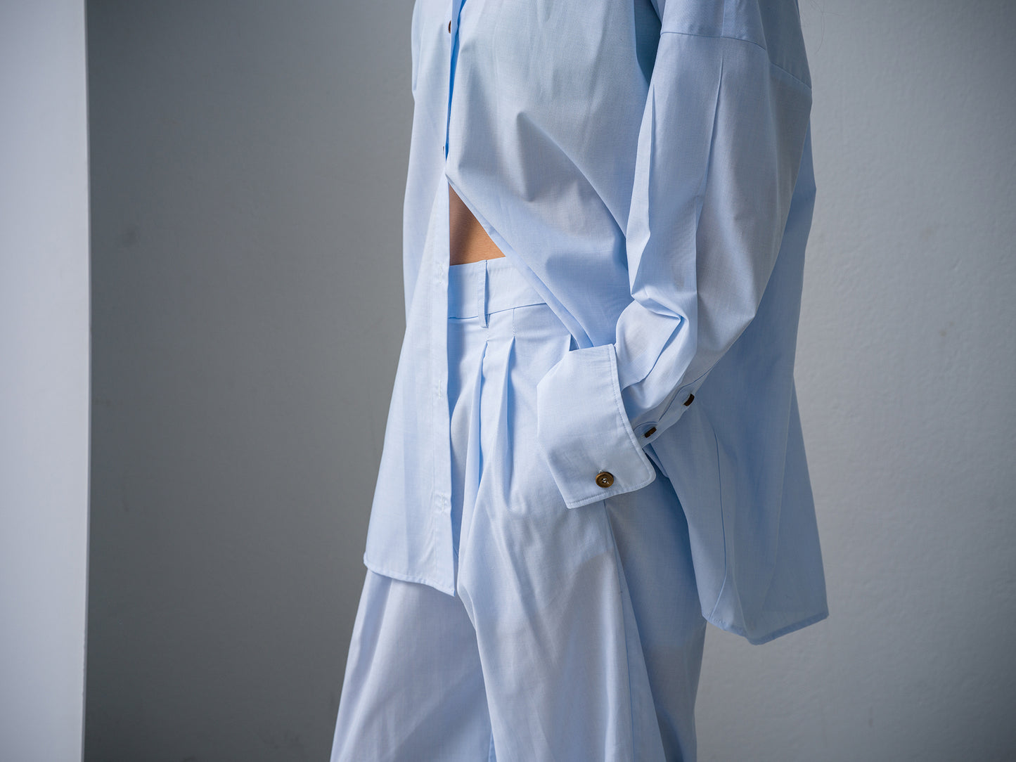 Key Poplin Trousers