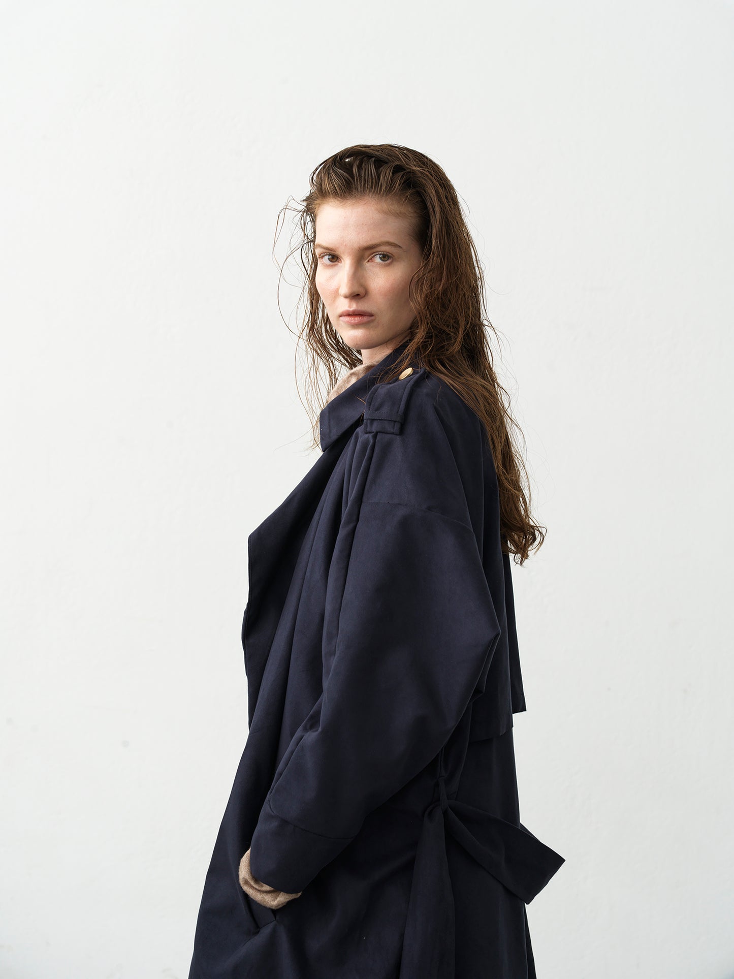 Key Street Gabardine Navy blue