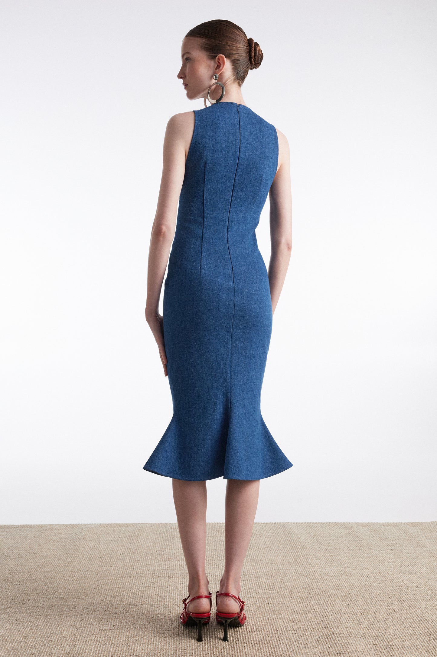 Nadia Rapti Saltwater Denim Dress Blue