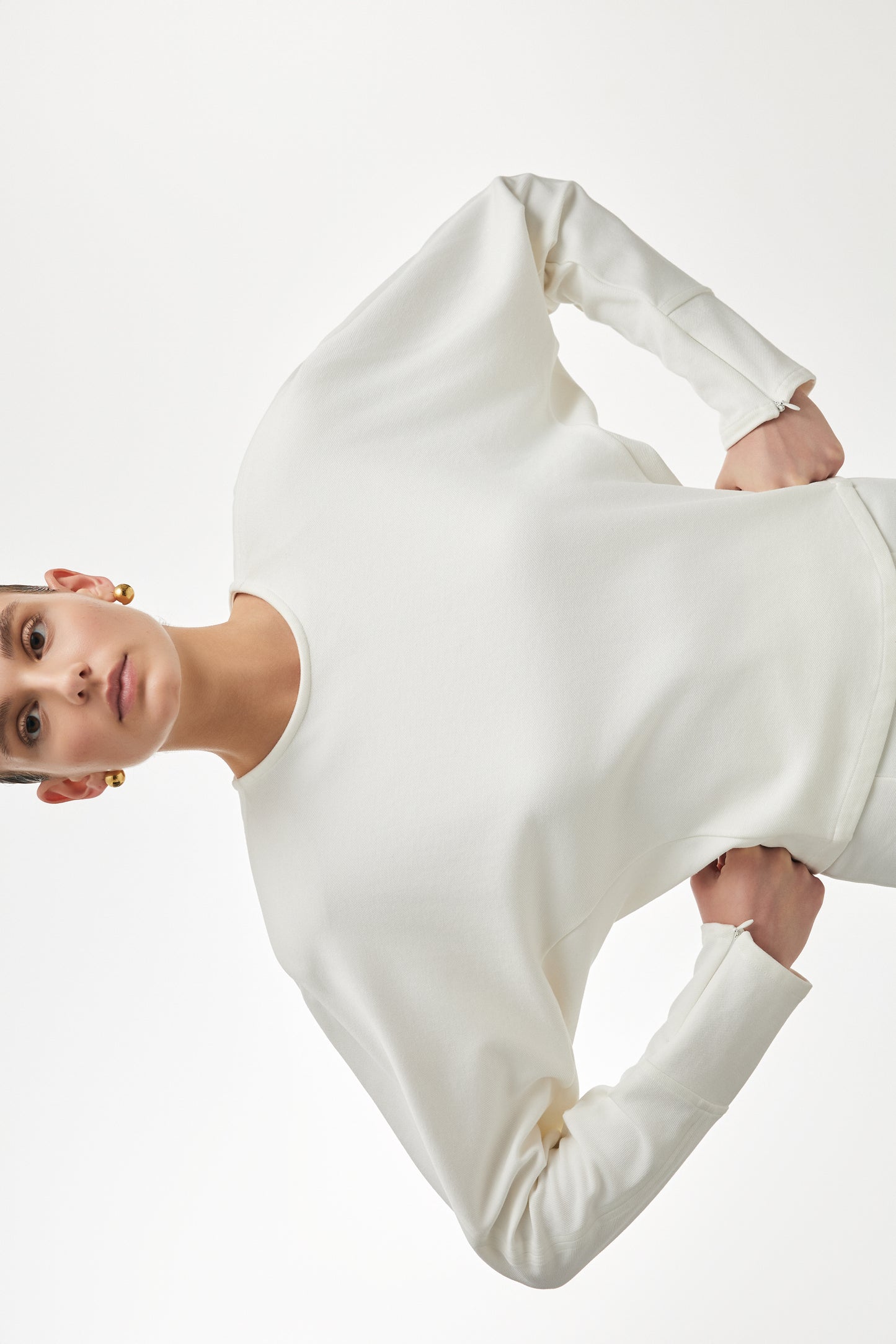 Nadia Rapti Fleur Top White