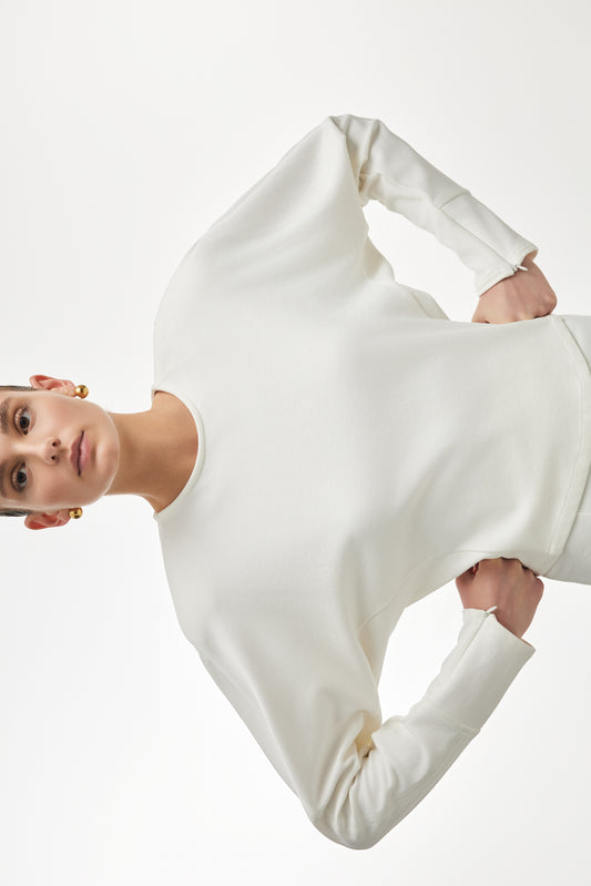 Nadia Rapti Fleur Top White