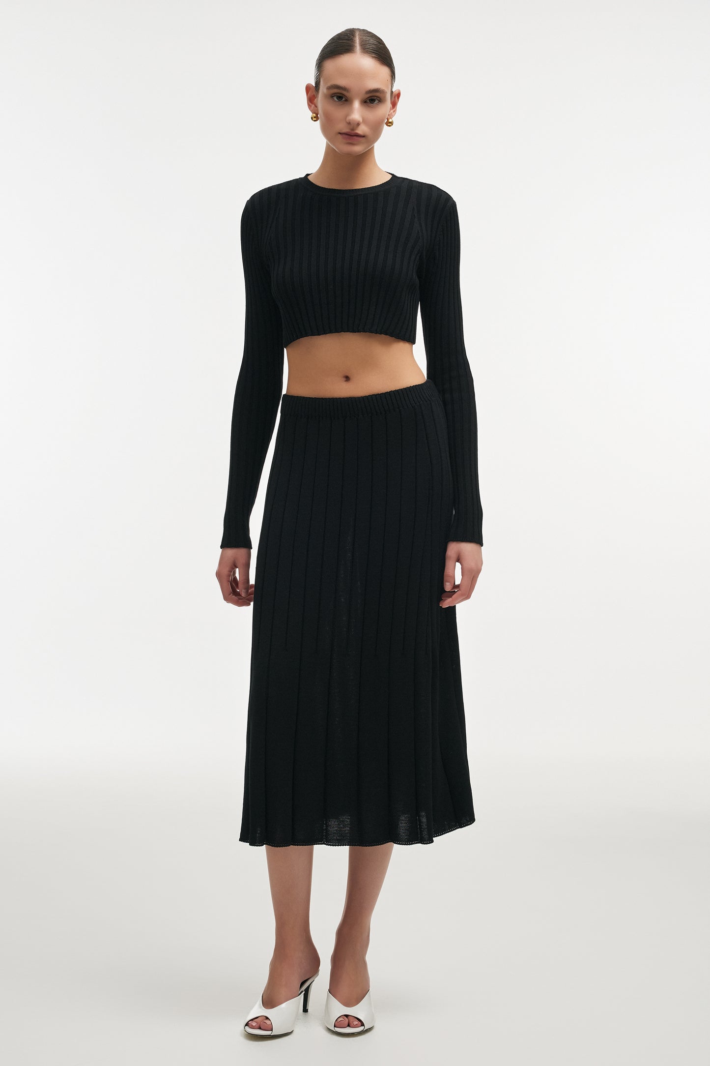 Nadia Rapti Femme Knitted Crop Top